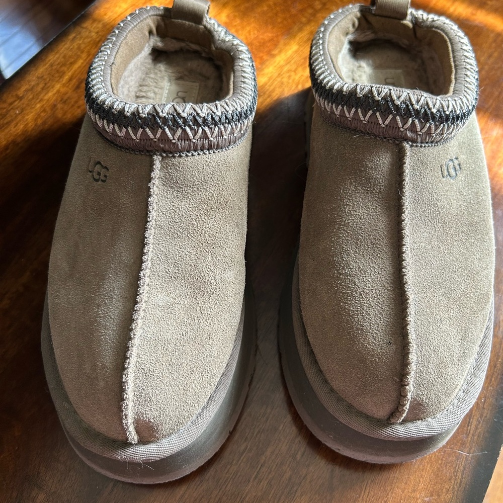 UGG Tan Suede Slippers